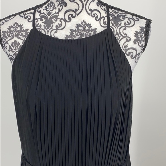 Sam Edelman Womens Pleated Hi-Low Midi Dress black - Picture 5 of 12